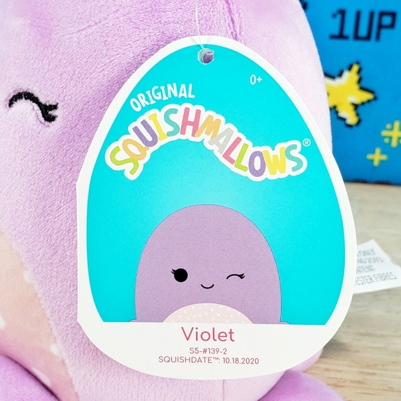 Squishmallow Violet the Octopus 5" with Hearts Canada Import from Toronto CA NWT - Picture 10 of 12